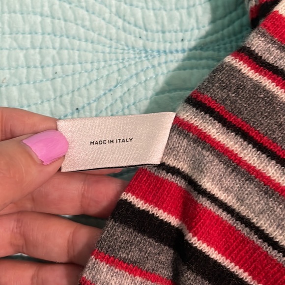 Paul Smith Manchester United striped wool cashmere blend scarf - Picture 6 of 14